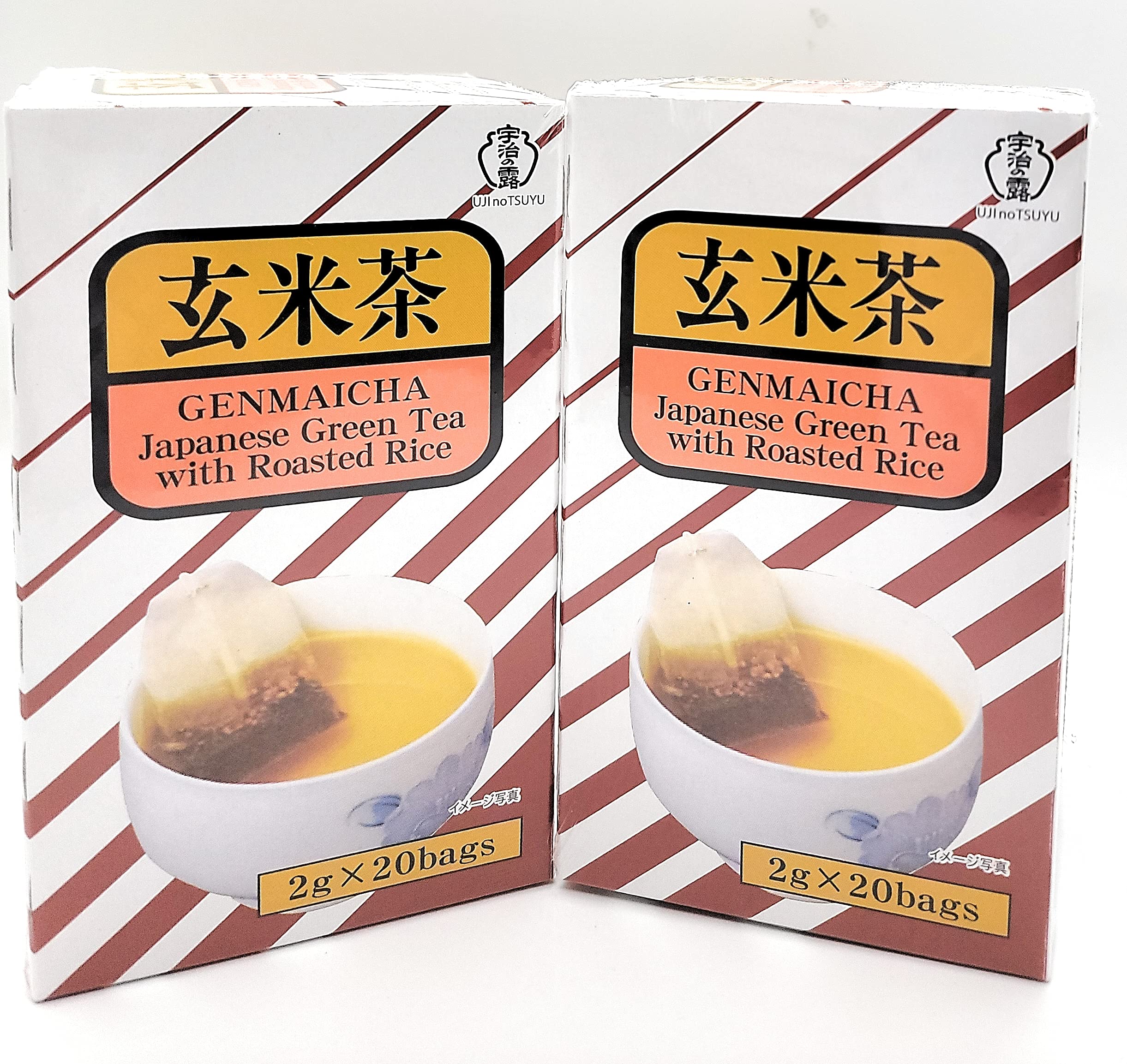 Genmaicha 20bags - Japanese Green Tea with Roasted Rice (2packs